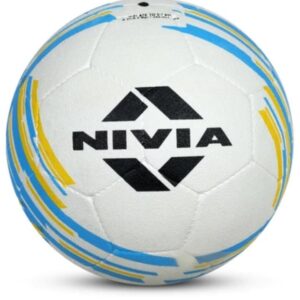 Nivia Shining Star Football, 32 Panel, Rubberized Stitched, to Play on Hard Ground Without Grass, Wet & Grassy Ground, Artificail Turf (Size - 5, Multicolor)